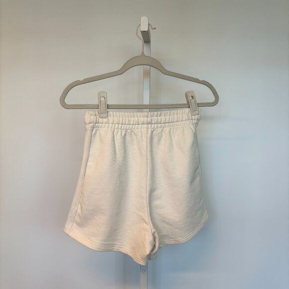 Home Collection Cream French Terry Shorts - Picture 2 of 2